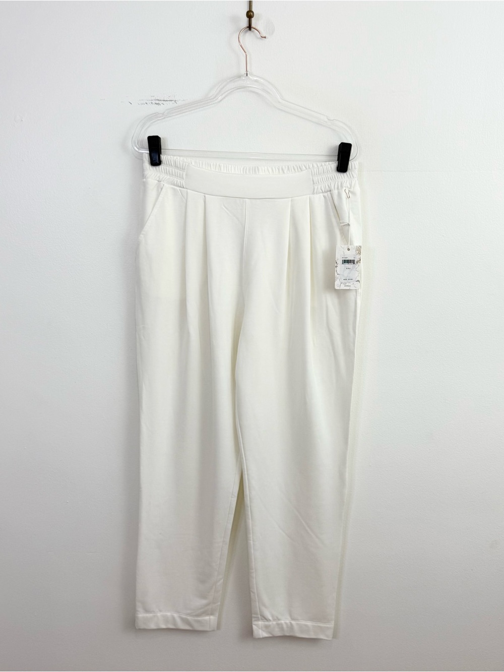 Splendid x Cella Jane Blog White Jogger Pants XL NWT Pull On Lounge
